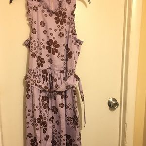 flora spade midi dress
